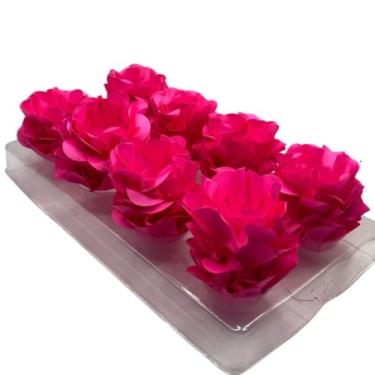 Imagem de Kit Forminhas para Doces Finos Formato Flor Para Festa 40/80/120 Aniversário Batizado Casamento(PINK,KIT 40 FORMINHAS)