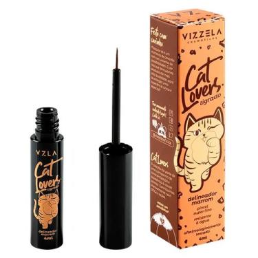 Imagem de Delineador Líquido Vizzela Cat Lovers, Marrom