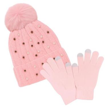 Imagem de Kit Inverno Feminino Touca Térmica e Luvas Touchscreen - Estilo, Confo