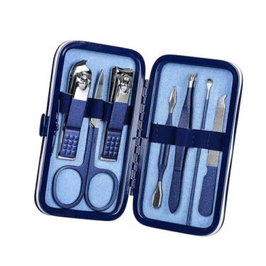 Imagem de Conjunto profissional de manicure - 7/10 - Kit de pedicure em aço inoxidável com alicate e cortador de paroníquia | Ferramentas para cuidados com as unhas em casa e salão, 7 peças