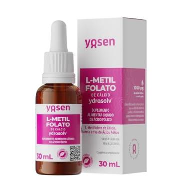 Imagem de L-Metilfolato de Cálcio Ydrosolv - 30ml Gotas Laranja - Yosen