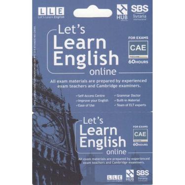 Imagem de Let`s Learn English Card - For Exams - CAE (6 Months)