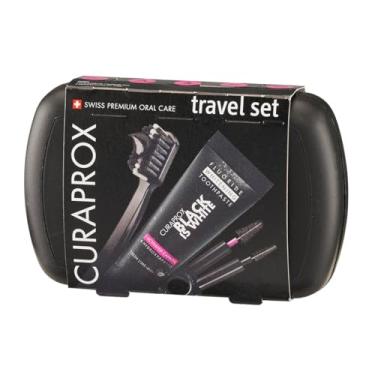 Imagem de Kit de Viagem Curaprox Travel Set Black is White