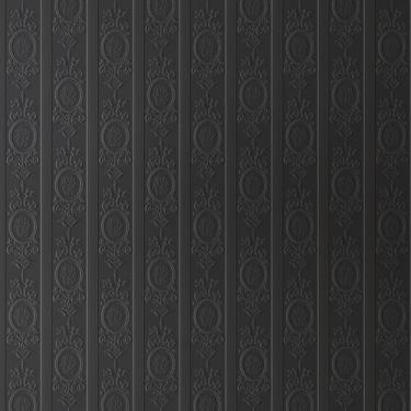 Imagem de JiffDiff Papel de parede texturizado, papel de parede em relevo 3D 43,9 cm x 304,8 cm Papel de parede adesivo moderno à prova d'água (14,4 pés quadrados preto)