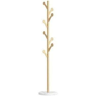 Imagem de Cabideiro De Quarto Cabide De Base De Mármore Multifuncional Suporte De Cabide De Arte De Ferro Nórdico Para Bolsa Bolsa Casa Quarto Armazenamento De Roupas Cabide