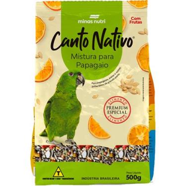 Imagem de Mistura para Papagaio Alimento Canto Nativo Papagaio 500Kg - MINAS NUT