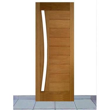 Imagem de Porta de Entrada Maciça Pivotante Mexicana Horizontal para Vidro Arco 