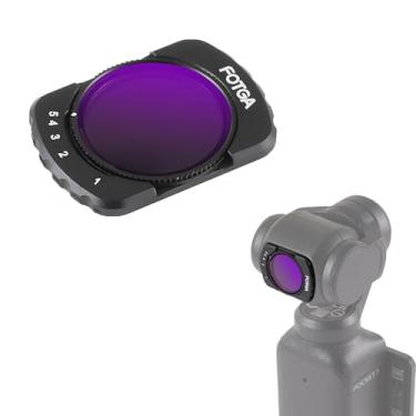Imagem de FOTGA Filtro de lente de densidade neutra ND variável magnética ND2 para ND32 para DJI OSMO Pocket3, vidro óptico HD, multi-revestimentos