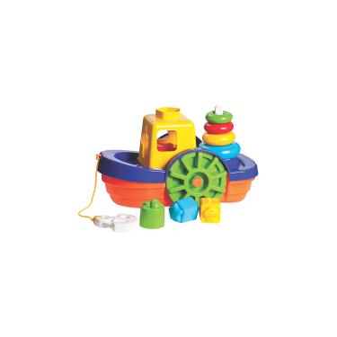 Imagem de Barco Didático Mercotoys Cores Diversas - Item Sortido