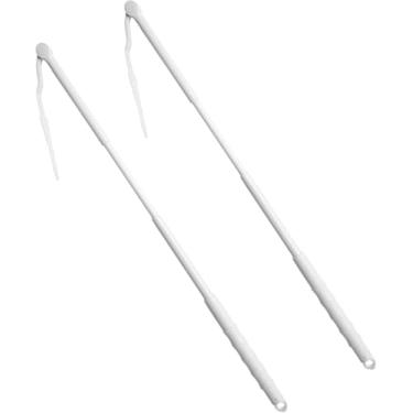 Imagem de 2 peças de alças de substituição compatíveis com refil Swiffer Duster, alça estendida, alças Swiffer de 9,5 m apenas, comprimento ajustável para remoção, refis de espanador para limpeza doméstica