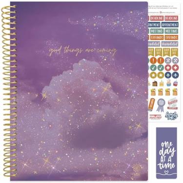 Imagem de bloom daily planners Agenda 2026 (janeiro a dezembro) - 21,6 cm x 28 cm Livro organizador de agenda semanal e mensal com adesivos e abas - capa macia flexível - Good Things Are Coming