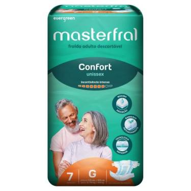 Imagem de Fralda Geriátrica Masterfral Confort Unissex G 7 Unidades