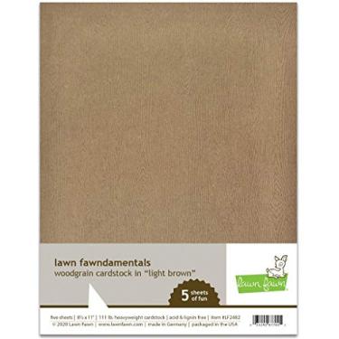 Imagem de Lawn Fawn LF2482 Woodgrain Cartolina - Marrom Claro Gramado Fawndamentals