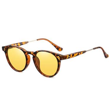 Imagem de Óculos de sol polarizados da moda, femininos e masculinos, óculos de sol para dirigir, armação TR90, vintage, redondo, UV400, anti-luz azul, 8, BH01