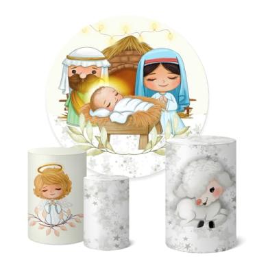 Imagem de Trio Capas Cilindro + Painel Sublimado 1,50m Natal (K1NAT075)