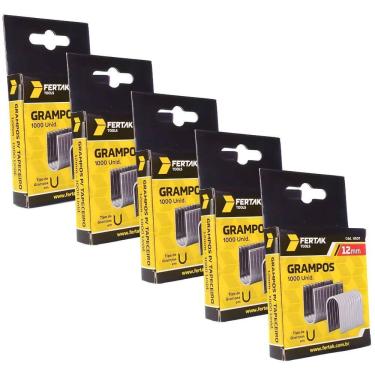 Imagem de Grampos 12Mm Tipo U Para Grampeador De Pressão Com 5000 Un