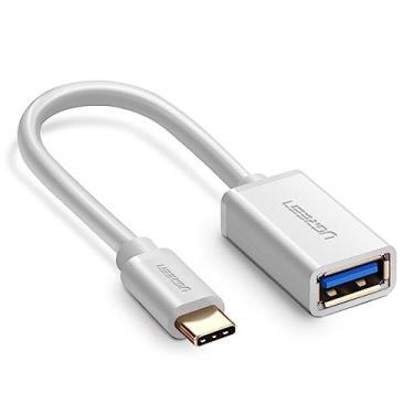 Imagem de Adaptador Ugreen USB 3.0 Fêmea para USB-C Macho Branco