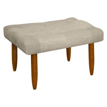 Imagem de Puff Banqueta Requinte Retangular para Sala Quarto Bouclê - SOFA STORE