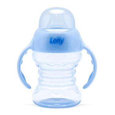 Imagem de Copo Lolly Clean com Bico de Silicone 150ml Azul