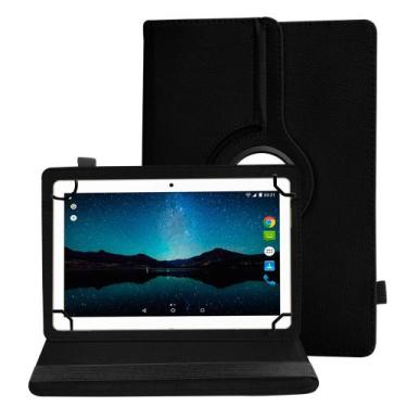 Imagem de Capa Capinha Tablet de 10 Polegadas Couro Protetora Giratória Inclináv