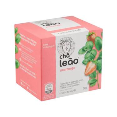 Imagem de Chá Leão Morango com 10 Sachês - Leao