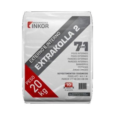 Imagem de Argamassa Inkor Extrakolla2 ACII 20KG