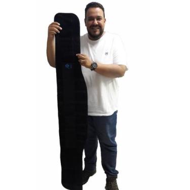 Imagem de Cinta Abdominal Coluna Lombar Modeladora Unissex Aradesc Tamanhos Espe