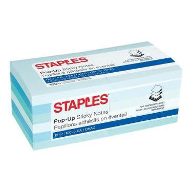 Imagem de Sticky Notes Staples Stickies Standard 7,6 cm x 7,6 cm Sortidos