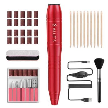 Imagem de Furadeira de pregos elétrica Alle's Alles 20000 RPM com brocas vermelh