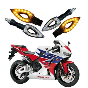 Imagem de Kit 4 Setas Sequenciais P01 S Honda CBR 600RR 2013 2014 2015 2016 2017