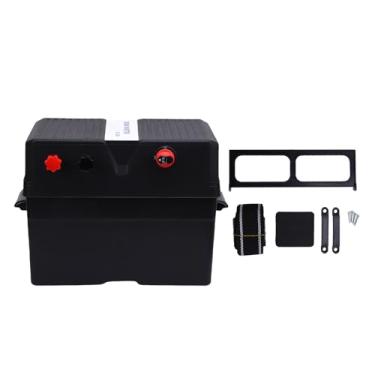 Imagem de Keenso Caixa de Bateria Inteligente, Caixa de Bateria de Barco Caixa Portátil para Baterias de 12V Com de Gerenciamento Inteligente para Trolling Motor RV Solar Painel