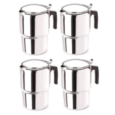 Imagem de Bule Para Esterelizador em Aço Inox 1,8 L Kit 4 Peças Forma