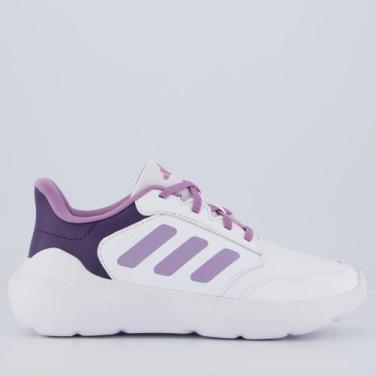Imagem de Tênis Adidas Tensaur Run 3.0 Branco e Roxo Juvenil, 35