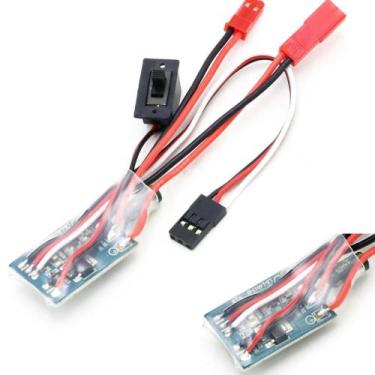 Imagem de Controlador De Velocidade De Motor Brushed ESC 30A Para Carro RC, Barc