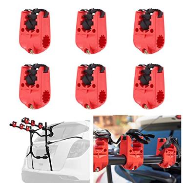 Imagem de 6 peças/conjunto de suportes de engate de bicicleta de 3,5 cm e 5 cm, acessórios de suporte de carro, alças de amarração