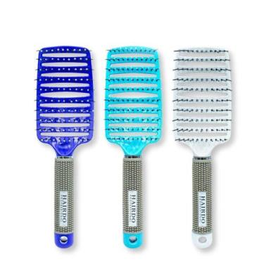 Imagem de Kit 3 Escova Raquete Vazada Desembaraça Cabelos Profissional - Arte Se