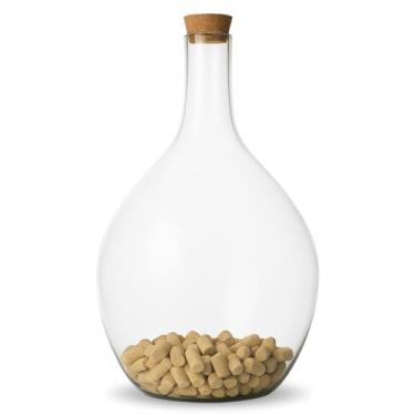 Imagem de Garrafão De Vidro Decorativo Porta Rolha Cristal 30 Lts Piso