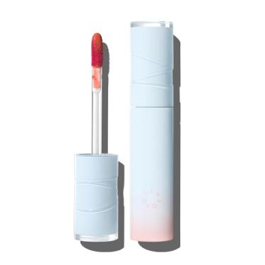 Imagem de INTO YOU Batom Watery Lip Matt Finish Hidratante Longa Duração À Prova de Manchas Labiais Maquiagem Alto Pigmento Leve Não Aderente Brilho Labial para Meninas e Mulheres, 0,1 oz (3 g) em lichia