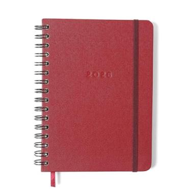 Imagem de AGENDA PLANNER WIRE-O 2026 CLASSICA SEMANAL ANOTACOES A5 VERMELHO QUENTE