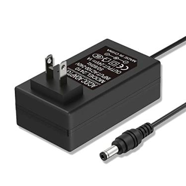 Imagem de Adaptador de fonte de alimentação 24V 1A, adaptador CA CC 24V 1A, CA 100-240V para DC 24V, plugue CC 5,5X 2,5 mm, entrada 110V-240V, saída 24V 1A 24W, com conector fêmea DC (24V 01A 24W)