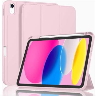 Imagem de Case Capa Anti Impacto Compatível para iPad A16 2025 (11a Geração) 10.9 (Rosa)