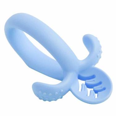 Imagem de Colher De Treinamento De Silicone Soft Azul Masculino Pimpolho