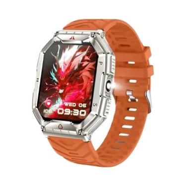 Imagem de Relógio Inteligente Militar Masculino Resistente À Água Com Lanterna L