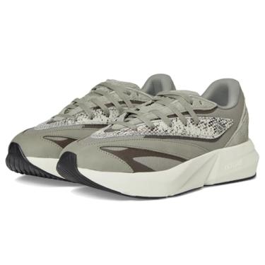 Imagem de adidas Tênis feminino Lightblaze, Pedra prateada/oliva strata/prata metálico, 39