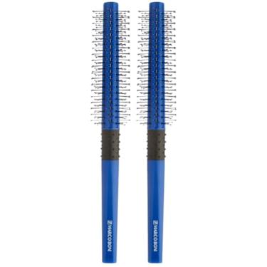 Imagem de Kit 2X Escova De Cabelo Marco Boni Leve Cilíndrica Com Cerdas em V Duplas Profissional Uso Diário