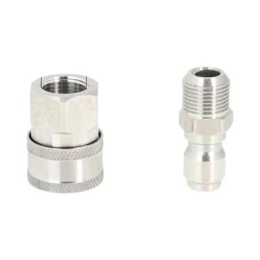 Imagem de Aço inoxidável de alta pressão pistola de água Quick Connector, G3 8 P