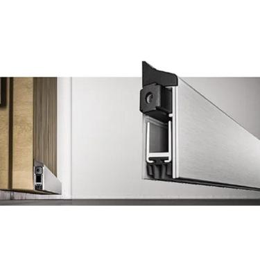 Imagem de Veda Porta Automático Ajustável 92 Cm De Sobrepor - Alumínio