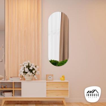 Imagem de Espelho Decorativo Multiuso Lapidado Pendurador 120X40 Cm