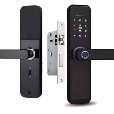 Imagem de Tranca Digital Biométrica Para Porta Residencial E Comercial