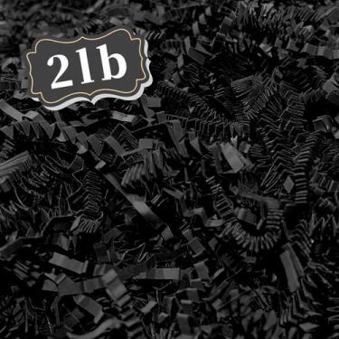 Imagem de Enchedor de papel ZEBMOON Crinkle Cut 0,9 kg preto